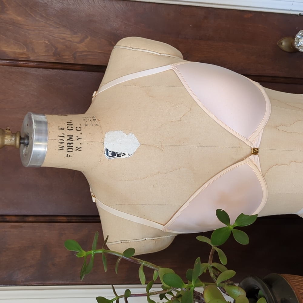 LIKE NEW | ThirdLove | Front Closure Lace Racerback - 32D - Soft Pink